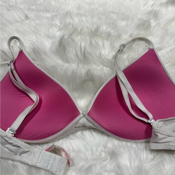 PINK Victoria's Secret Women's Intimates Set - White and Purple - Picture 9 of 9
